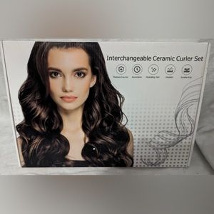 Interchangeable Ceramic Curler Set - Black